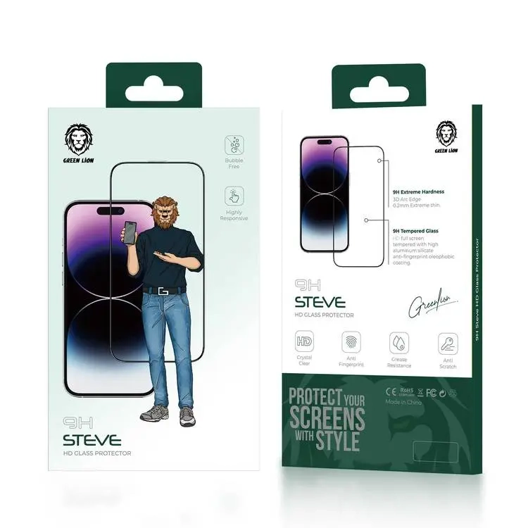 محافظ صفحه نمایش Green Lion مدل Steve مناسب برای گوشی موبایل  iPhone 12
