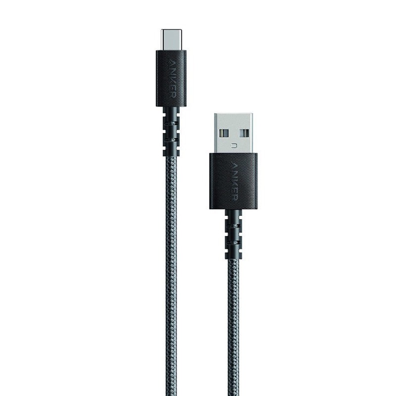 کابل تبدیل تایپ سی به USB 2.0 انکر مدل A8023 Powerline Select Plus طول 1.8 متر