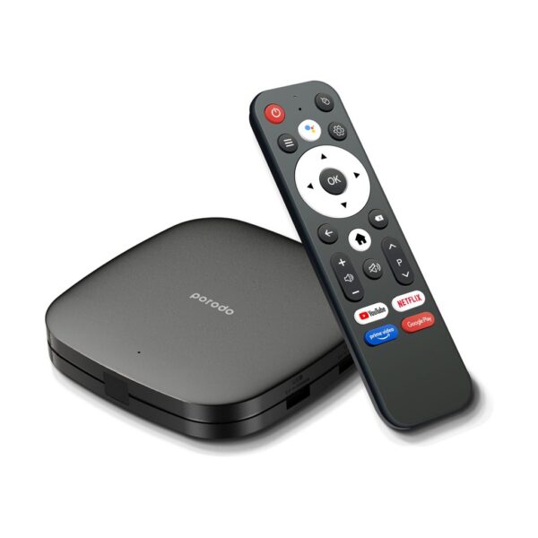 اندروید باکس پرودو مدل Porodo TV Box Video Streaming PD-ANDTVB-BK