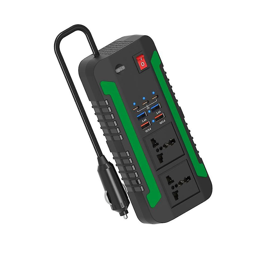 مبدل برق خودرو گرین لاین مدل  Green Lion Spark 300 Power inverter